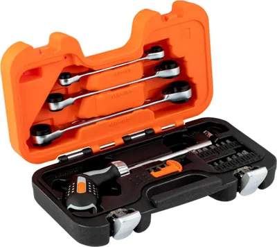 Produktbild von Bahco 1/4 Bit-Ratschenschraubendreher mit Pistolengriff - 25-tlg.