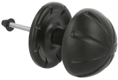 Produktbild von Famanu Türgriff für Außentüren Ø 70 mm - Schwarz Zamak, elegant und funktional
