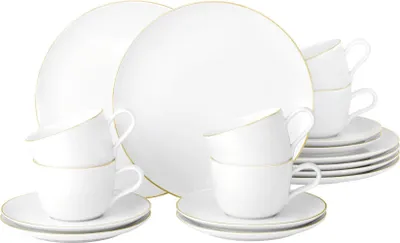 Produktbild von Seltmann Weiden Kaffeeservice 18-tlg. LIBERTY GOLDRAND