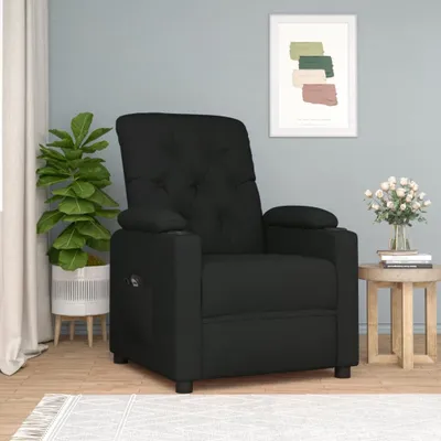 Produktbild von Hochwertig Relaxsessel Elektrisch Schwarz Stoff 3098841