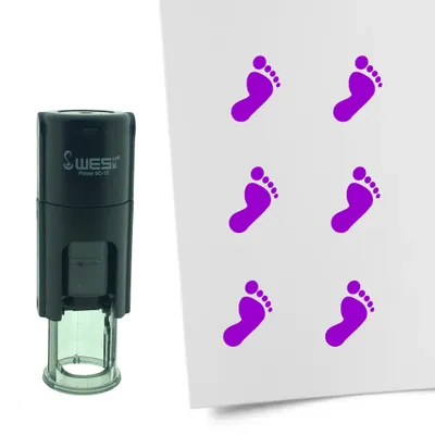 Obrázek produktu pro CombiCraft Stamp Base 10mm kulatý - fialový inkoust