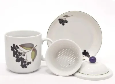 Produktbild von Thun, 1794. Teetasse mit Untertasse, 440 ml, Schwarz, Porzellan, Thun