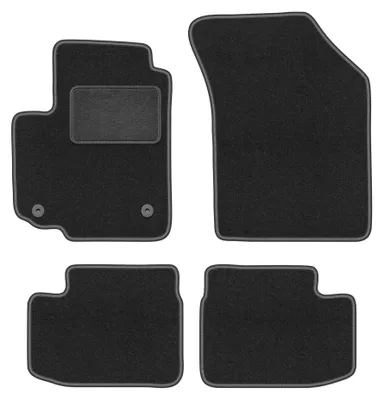 Image de Tapis de sol en moquette pour Fiat Sedici 2006-2014 (à hayon) – jeu 4 pièces, gris graphite, sur mesure – Wielganizator LUX