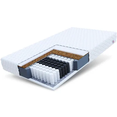 Produktbild von Matratze 180x200 cm VITORIA Jersey 7 Zonen H3 H4 Taschenfederkern Kokos Höhe ca. 18 cm