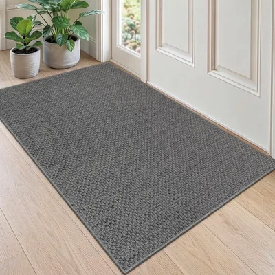 Productafbeelding van Binnenmat voor het opvangen van vuil, 90 x 140 cm, antislip, grijs