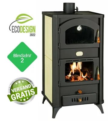 Produktbild von Wasserführender Kaminofen mit Backfach Prity FG W18R BImSchVII 23kw
