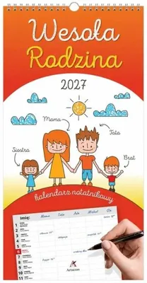 Image de Calendrier 2027 de la famille "Wesoła Rodzina" - Artsezon