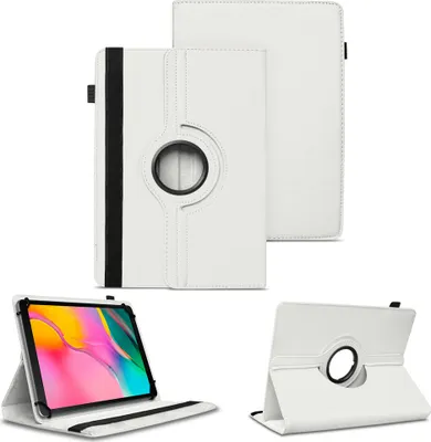 Produktbild von Tablet Tasche für Samsung Galaxy Tab A 10.1 2019 Hülle Schutzhülle 360° DrehbarFarben:Weiss