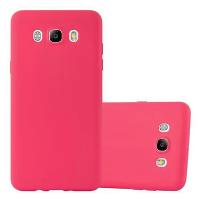 Obrázok produktu pre Cadorabo puzdro pre Samsung Galaxy J5 2016 ochranné puzdro v červenej farbe puzdro na mobilný telefón TPU silikónový kryt