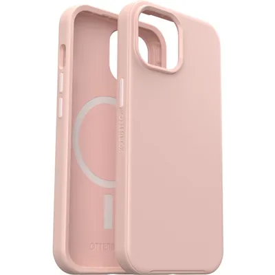 Imagen del producto de Funda OtterBox Symmetry+ para el smartphone Apple iPhone 15 - Color rosa - Antibacteriana, resistente a caídas - Plástico