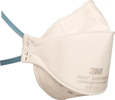Produktbild von 3M Atemschutzmaske 9320+Gen3SV FFP2 NR D ohne Ventil, faltbar