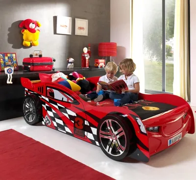 Produktbild von Kinderbett Autobett Night Speeder, Rot
