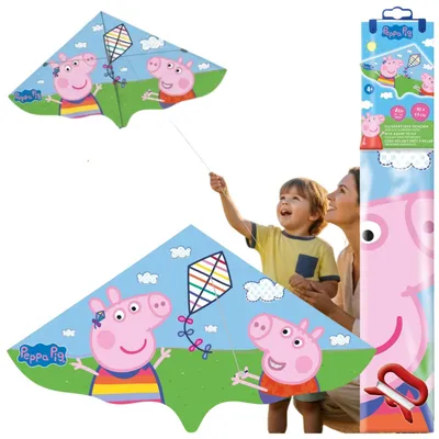Immagine prodotto di FIT4MED | Aquiloni Peppa Pig per bambini, giocattoli colorati, aquiloni a una linea, volano bene