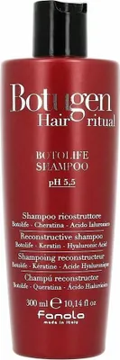 Produktbild von Fanola Botugen Botolife, 300 ml, Shampoo, Frauen, beschädigtes Haar, Behandeltes Haar, Reparatur, Flasche