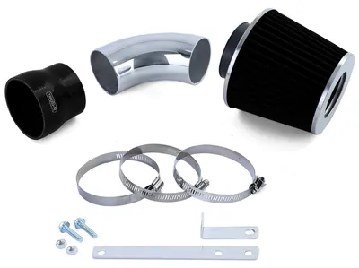 Für BMW 3er E46 323 325 328 330 Air Intake Kit mit Sport Luftfilter Schwarz in der Farbe Schwarz von Carparts-Online GmbH