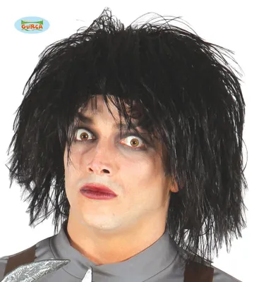 Produktbild von Perücke Scherenmann Halloween schwarz