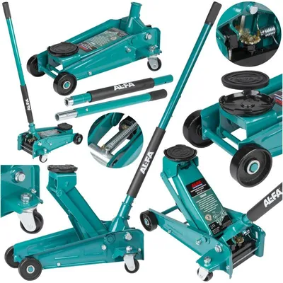 Produktbild von AL-FA Wagenheber Autoheber Rangierwagenheber 3,0T Hydraulikheber Hubhöhe 135mm-460mm