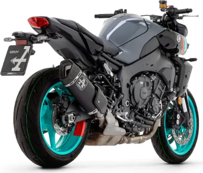 Produktbild von ARROW PISTA DARK Slip-On Titan für Yamaha MT-10 Modelljahr 2022-