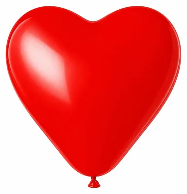 Produktbild von Latexballon Herz 30 cm Rot #045 | 6 Stück