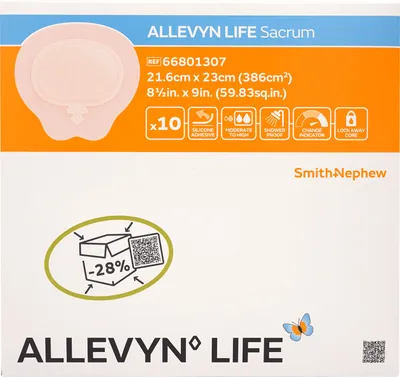 Immagine prodotto di Allevyn Life Sacrum gr.21,6x23cm Silik.Schaumverb. 10 pz