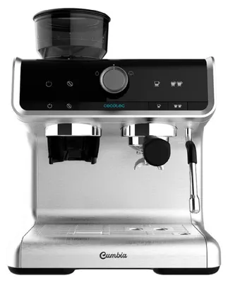 Obrázok produktu pre Cecotec 01589, Espresso kávovar, 2,5 L, Vstavaný mlynček, 1550 W, Čierna, Nerezová oceľ