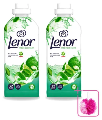 Produktbild von 2 x Lenor Freshness Guard Weichspüler - 800 ml - Sparpackung - 2 Stücke