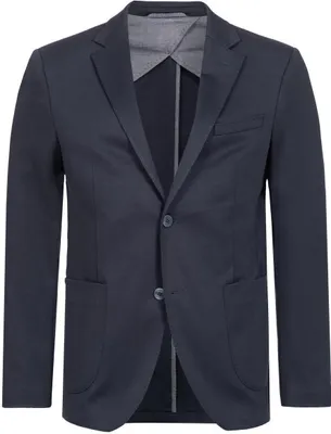 Produktbild von HECHTER Paris CASUAL Herren-Jerseysakko Modern-Fit Blau 60