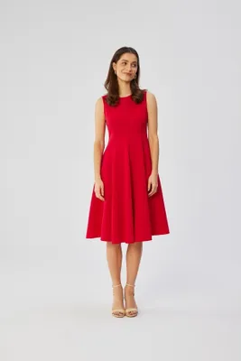 Produktbild von Stylove Midikleid für Frauen Jukmun S358 rot XXL
