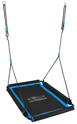 Immagine prodotto di Hudora 72169 Altalena quadrata 110 nidi, nera/chiara