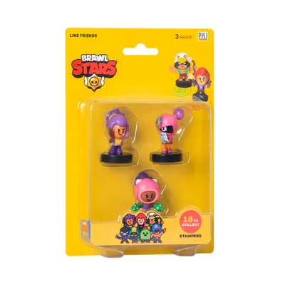 Obrázok produktu pre Figurky Brawl Stars 3 pack série 1 s razítky