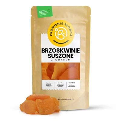 Zdjęcie produktu dla Brzoskwinie Suszone z Dodatkiem Cukru 500 g