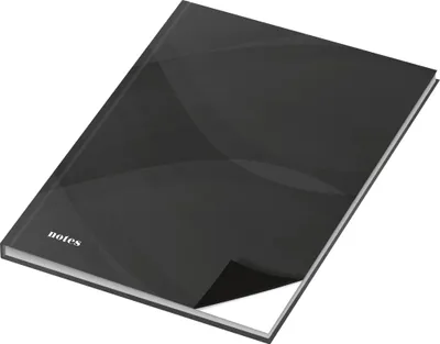 Image de RNK Kladde notes carbone noir A4 vierge 96feuilles
