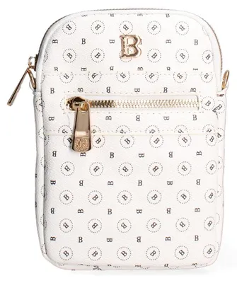 Produktbild von Damen Schultertasche, Beige, mit Reißverschluss, Kunstleder, 14 x 18 cm