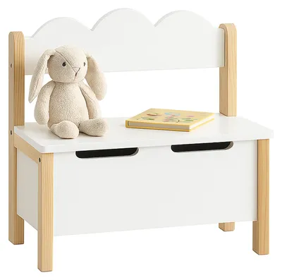 Image de Solidchoice - Boîte à jouets en forme de coffre avec fermeture douce