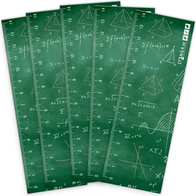 Produktbild von itenga 5x Lesezeichen Formeln 5,1 x 14,8 cm 300 g/m² folienkaschiert glänzend