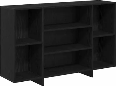 Image de Buffet Chêne noir 120 x 30 x 75 cm Bois d'ingénierie