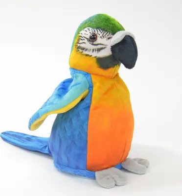 Produktbild von Kögler Labertier Blauflügel Ara Sunny Papagei plappert alles nach Wackelkopf