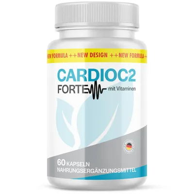 Image de CardioC2 Forte Capsules | pour une vie active | Approvisionnement pratique pour un mois | 60 capsules