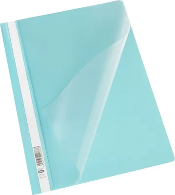Produktbild von Sichthefter A4 PP türkis Packung mit 10 Stück
