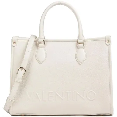 Produktbild von Beige Damenhandtasche mit abnehmbarem Schulterriemen und Fächern