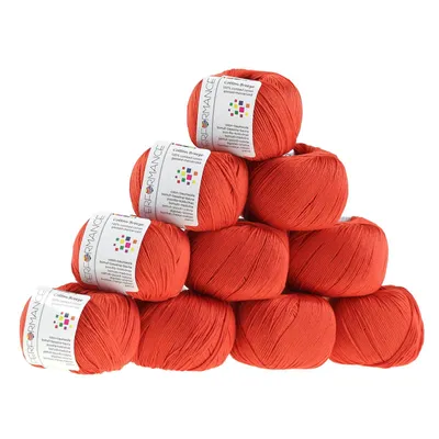 Strickgarn Cotton Breeze orange