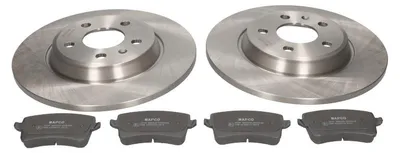 Produktbild von MAPCO Bremsenset Hinten Bremsscheiben Beläge Satz für AUDI A4 Avant (8K5, B8) 300mm