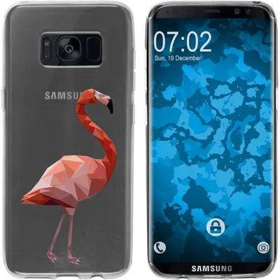 Produktbild von PhoneNatic Case kompatibel mit Samsung Galaxy S8 Plus Silikon-Hülle Vektor Tiere M2