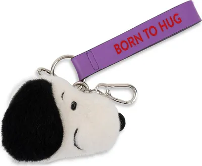 Produktbild von Bon Ton Toys x Peanuts – Snoopy Fuzzy Bag Charm 8 cm