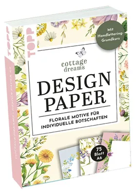 Produktbild von Handlettering Design Paper Block Cottage Dreams A6