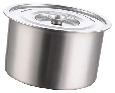 Imagen del producto de Olla de acero inoxidable, de 14 cm, con asa, para la cocina