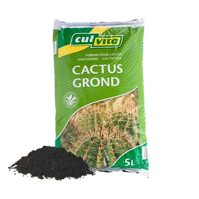 Productafbeelding van Culvita - Cactusgrond, 5 liter - Potgrond, geschikt voor cactussen en vetplanten