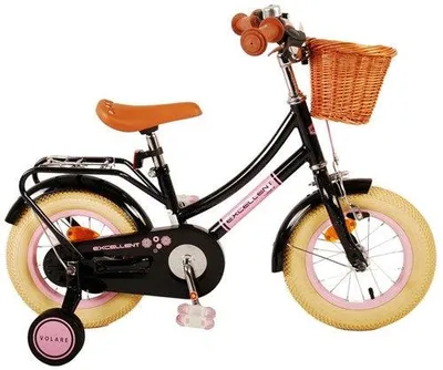 Immagine prodotto di Bicicletta per bambini Volare Excellent - ragazze - 12 pollici - nero