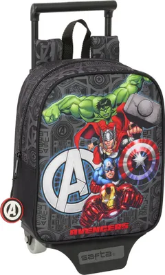 Obrázok produktu pre Školský batoh na kolieskach The Avengers Vendetta Black 22 x 27 x 10 cm