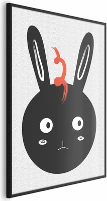 Produktbild von Posterpapier Poster - Rabbit Sees Everything 40x60 cm Für Kinder e-A-0114-ao-a
